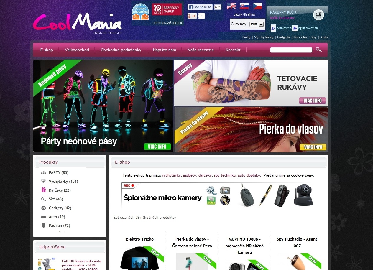 cool-mania oude website