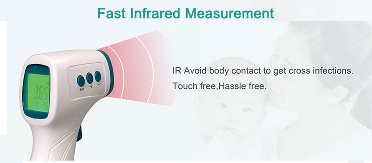 Contactloze thermometer