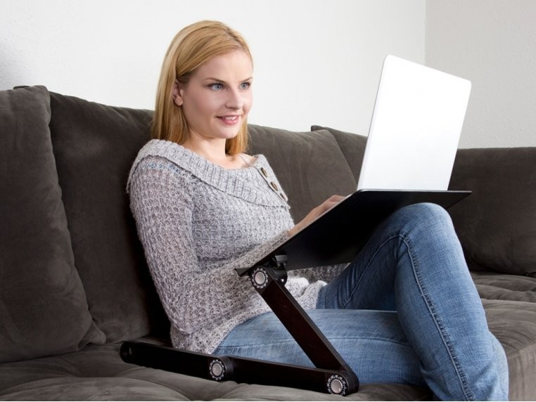 laptop tafel in bed