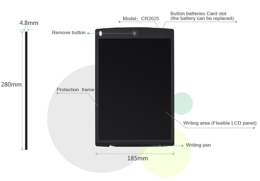 schrijftablet lcd-tablet tekentafel illustratieblok