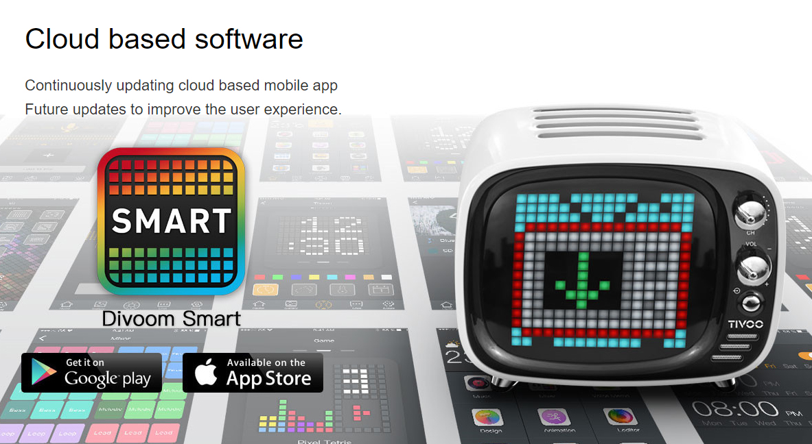 tivoo speaker mobiele applicatie cloud-software