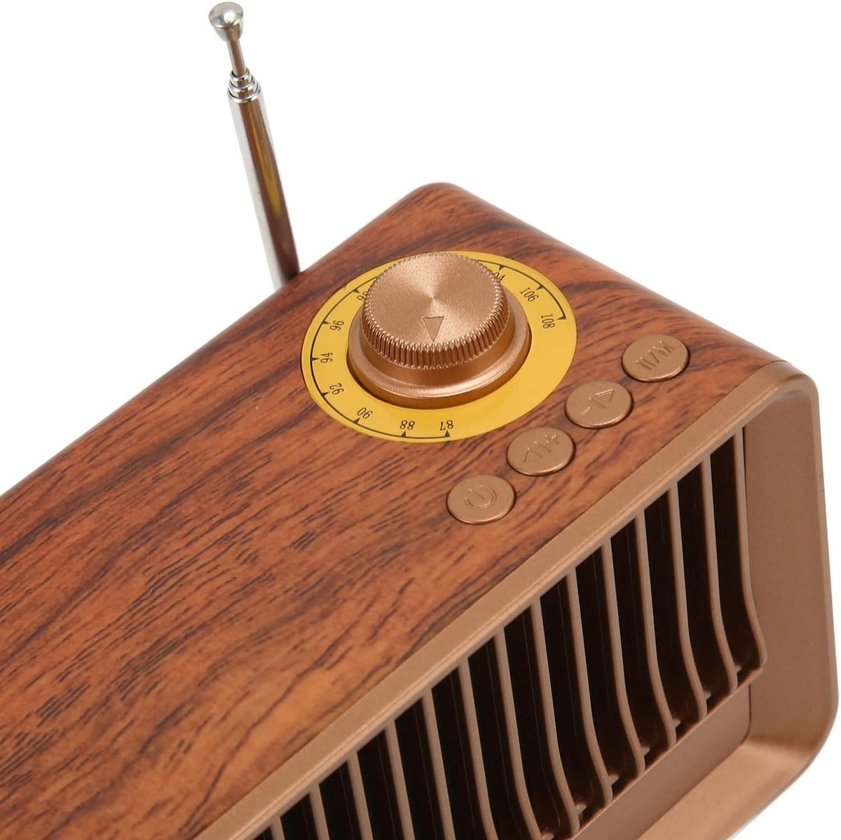 radio gemaakt van hout retro vintage oldschool stijl