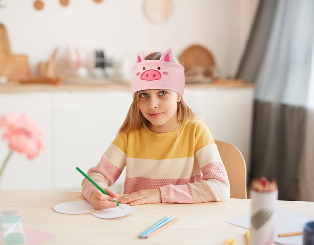 Bluetooth-slaapmasker voor kinderen voor een betere slaap van het hoofd