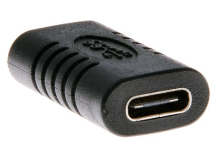 connector usb-c kort zwart