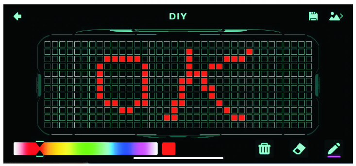 bluetooth led bril equalizer