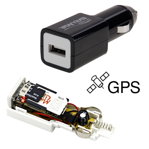 Autolader met GPS-locator