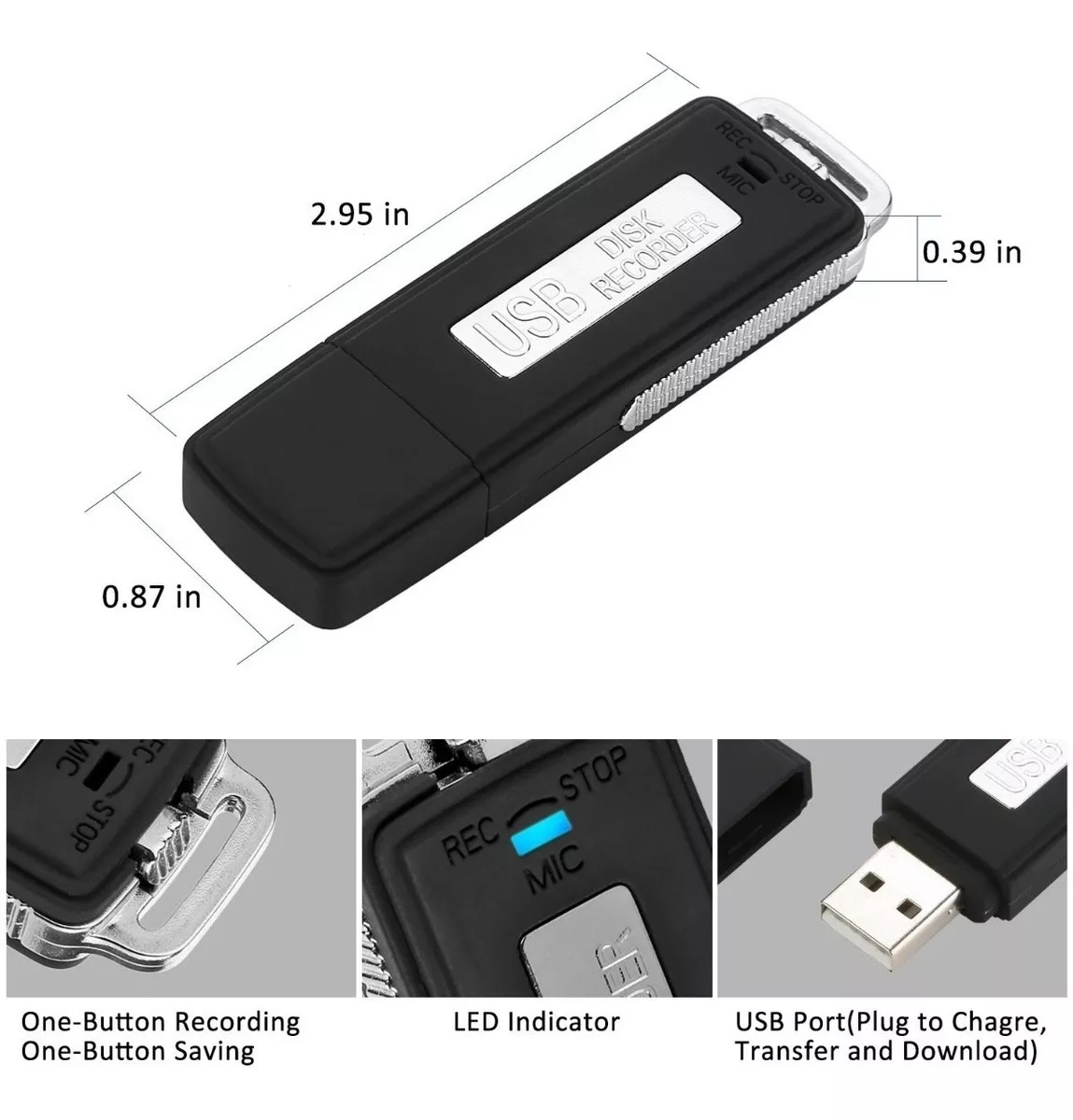 spionrecorder in USB-flashstation