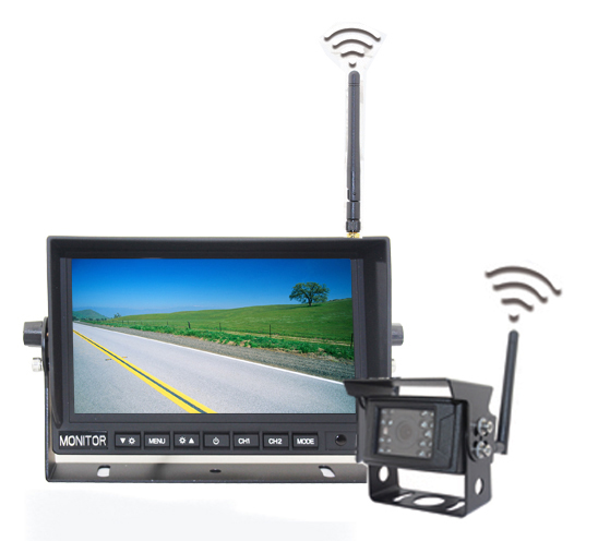 Wifi set 1x 1x LCD-monitor en omkeer kamerta