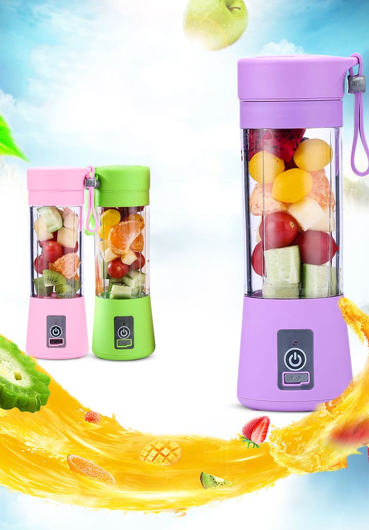 Smoothiemaker voor onderweg, draagbare mini krachtige usb-mixer