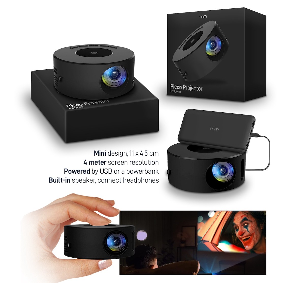 Picco draagbare miniprojector