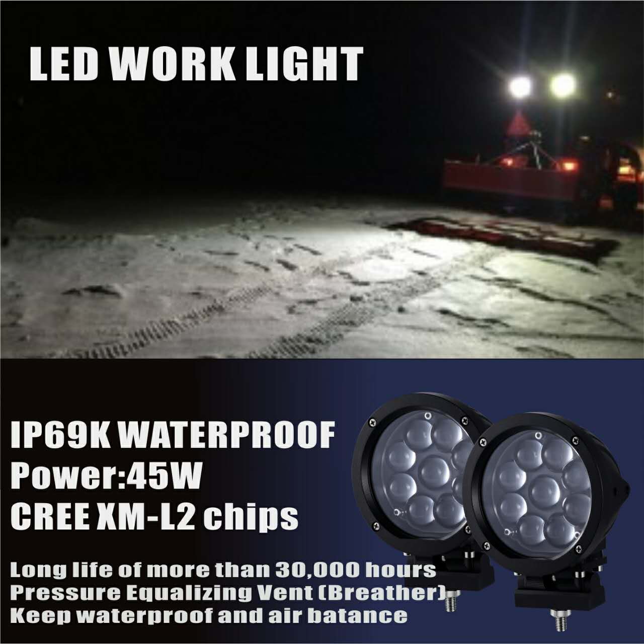 led werklamp 45w