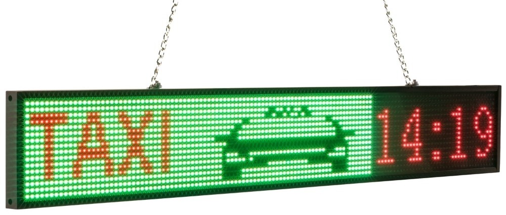 auto led-paneel kleurendisplay voor taxi