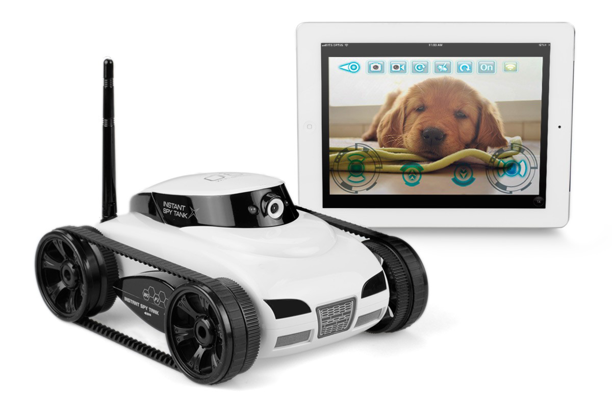 I.spy mini-auto met camerabediening via touchscreen