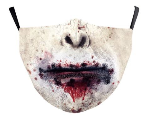 zombiemasker voor eng gezicht