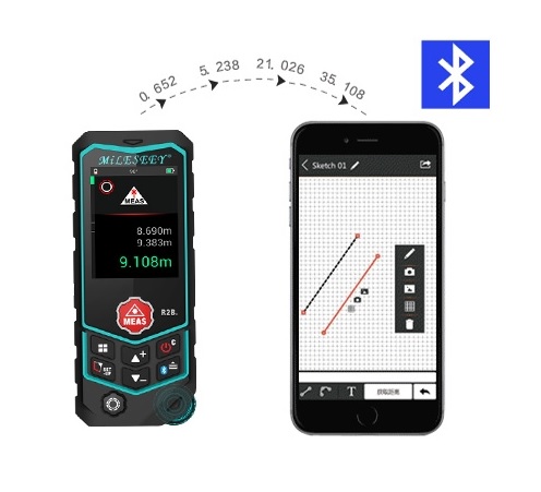 lasermeter met bluetooth