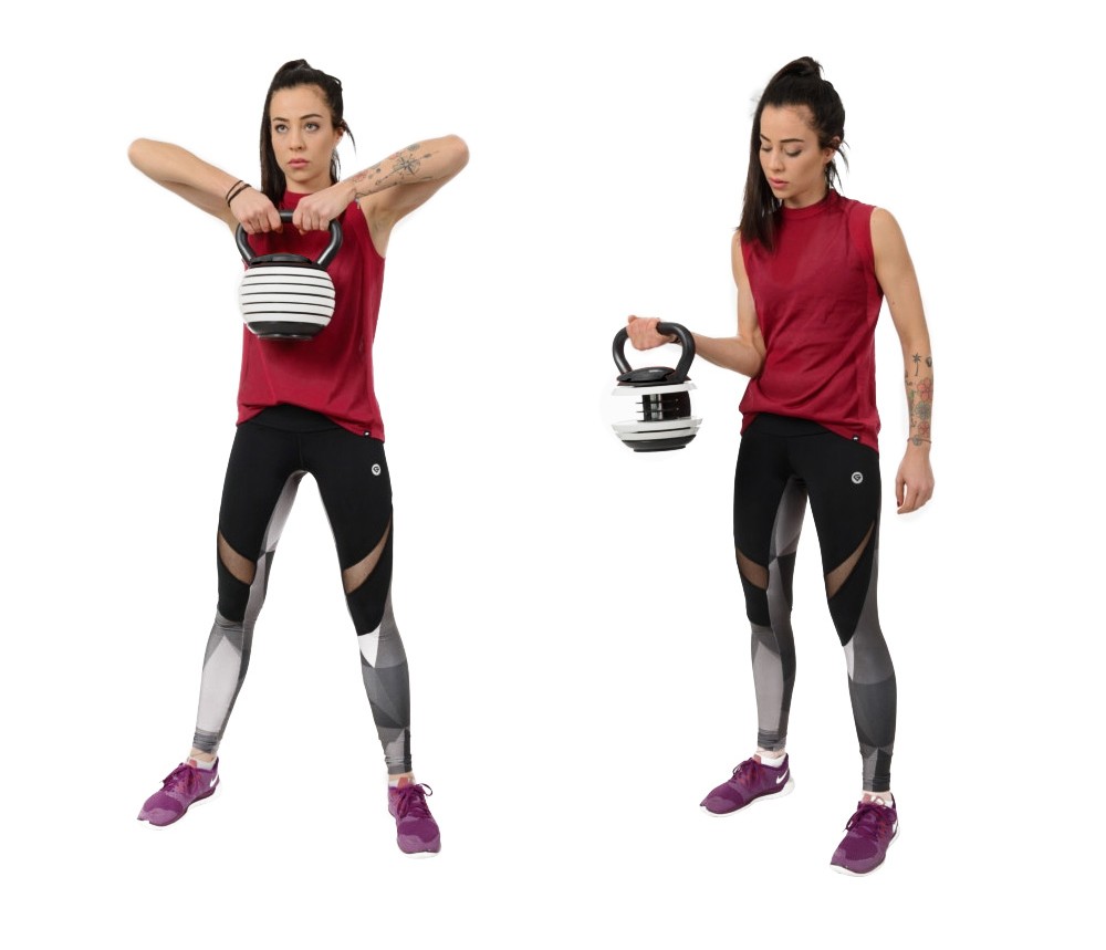 Kettlebell-set voor dames om te sporten