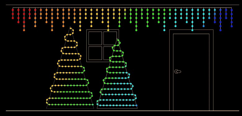 kerst slimme led-verlichting