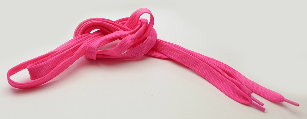 neon roze veters