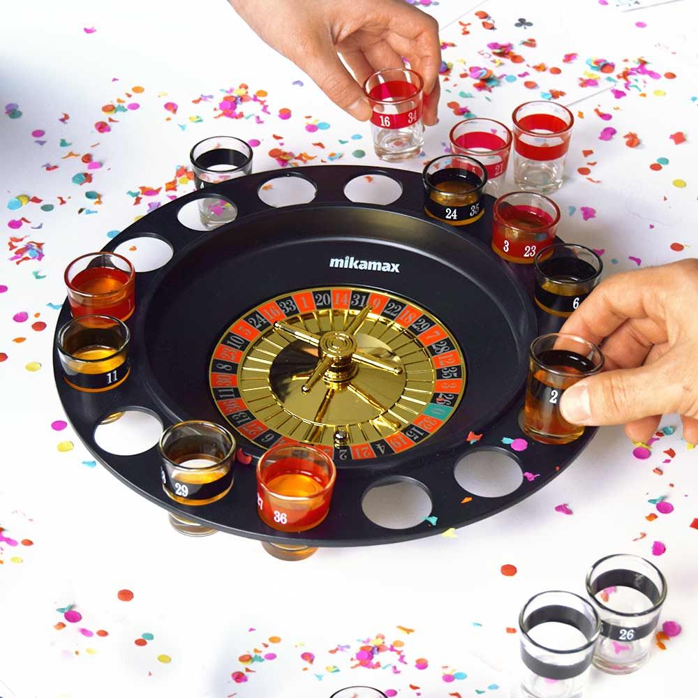 Roulette drinkspel - wodka shots