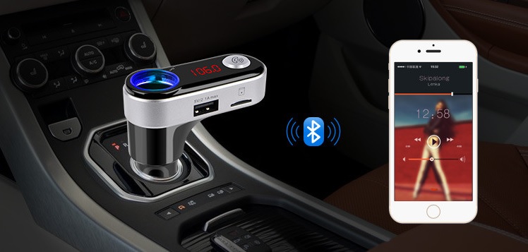 FM-zender met bluetooth usb sd-sleuf