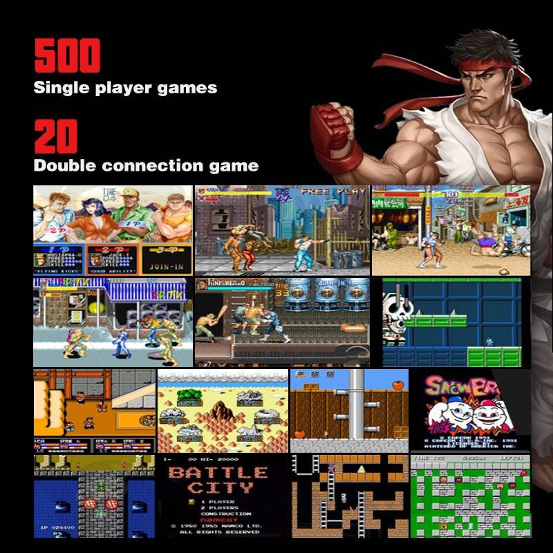 retro arcade street fighter-spellen