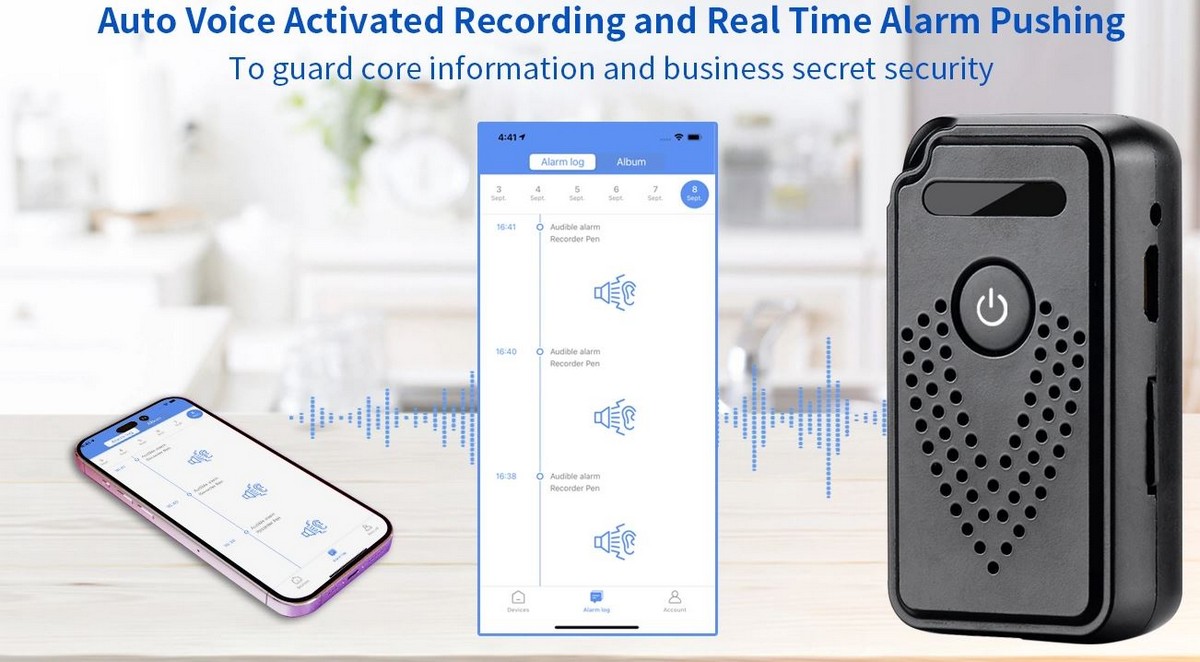 afluisteren audio recorder recorder