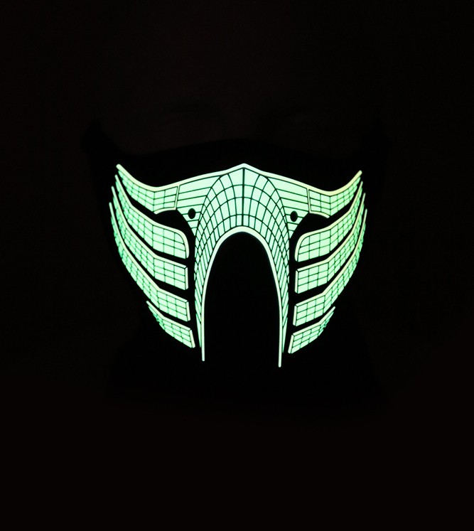 rave led schorpioenmasker