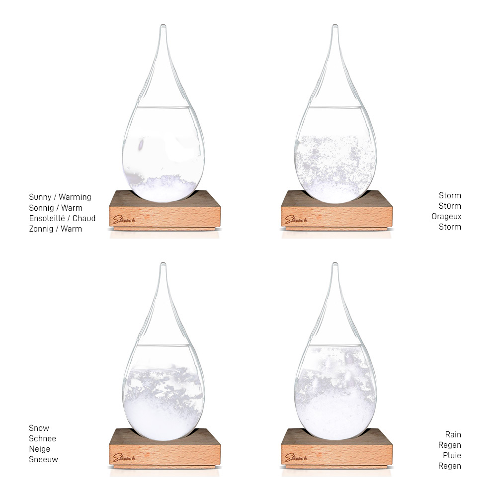 storm glas barometer weersvoorspelling en voorspeller