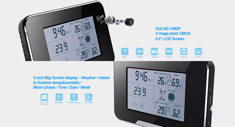 meteorologisch station met SPY-camera