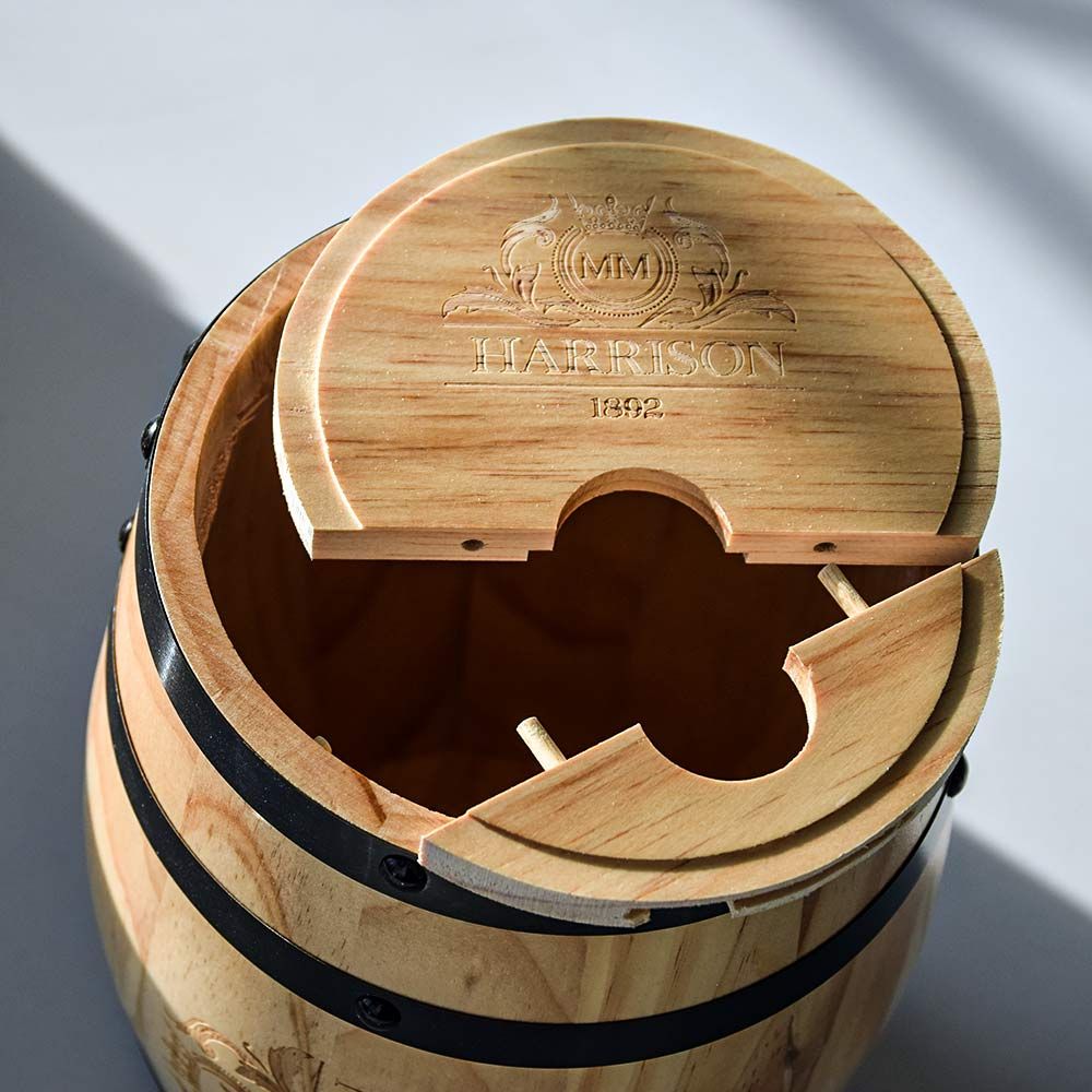 vat voor whiskywijn houten mini 3L