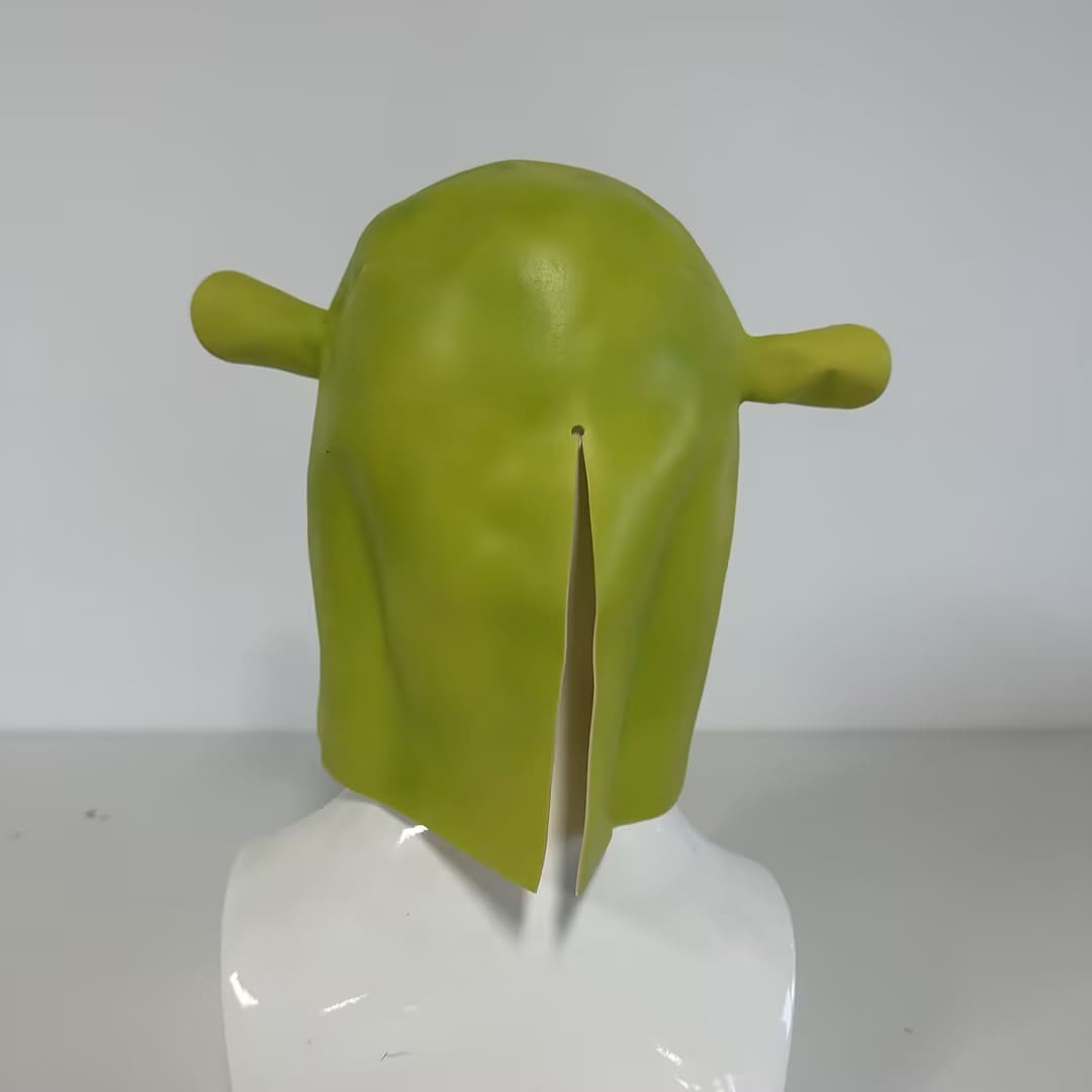 Shrek gezichtsmasker voor volwassenen