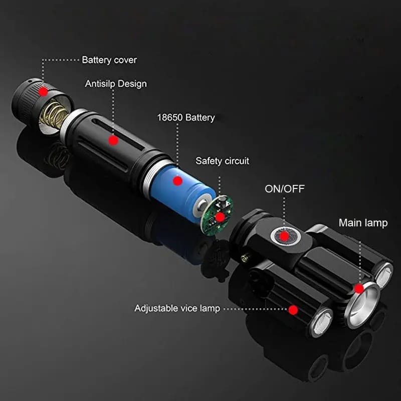 krachtige handzaklamp voor verlichting