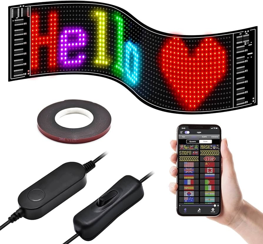 opvouwbaar flexibel led-displaypaneel voor mobiele telefoon Bluetooth