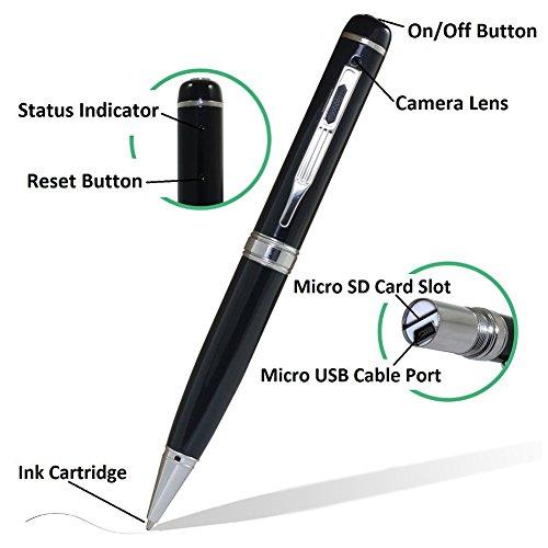 pen camera full hd verborgen spion