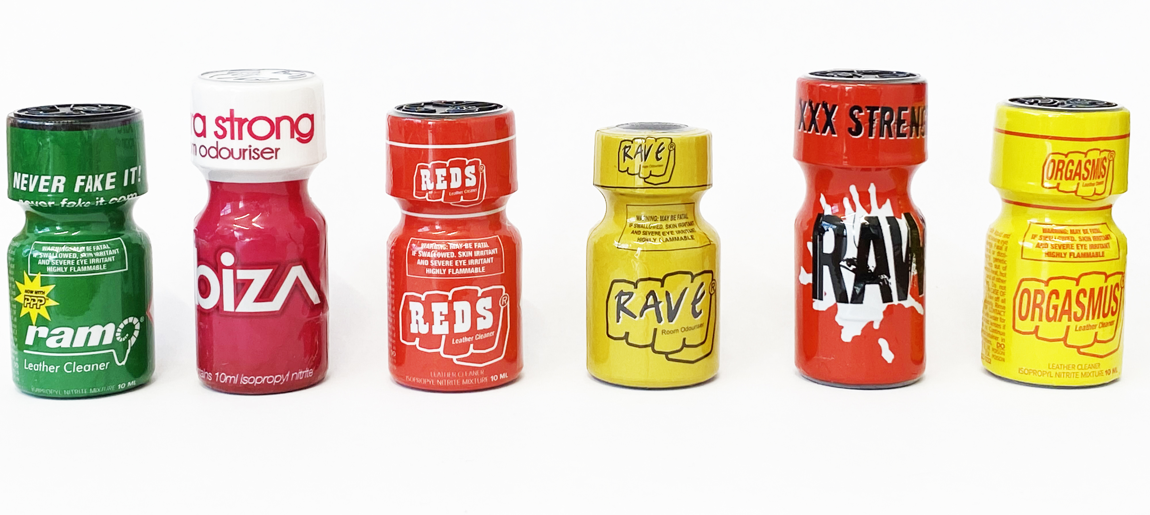 mix van poppers 10 st