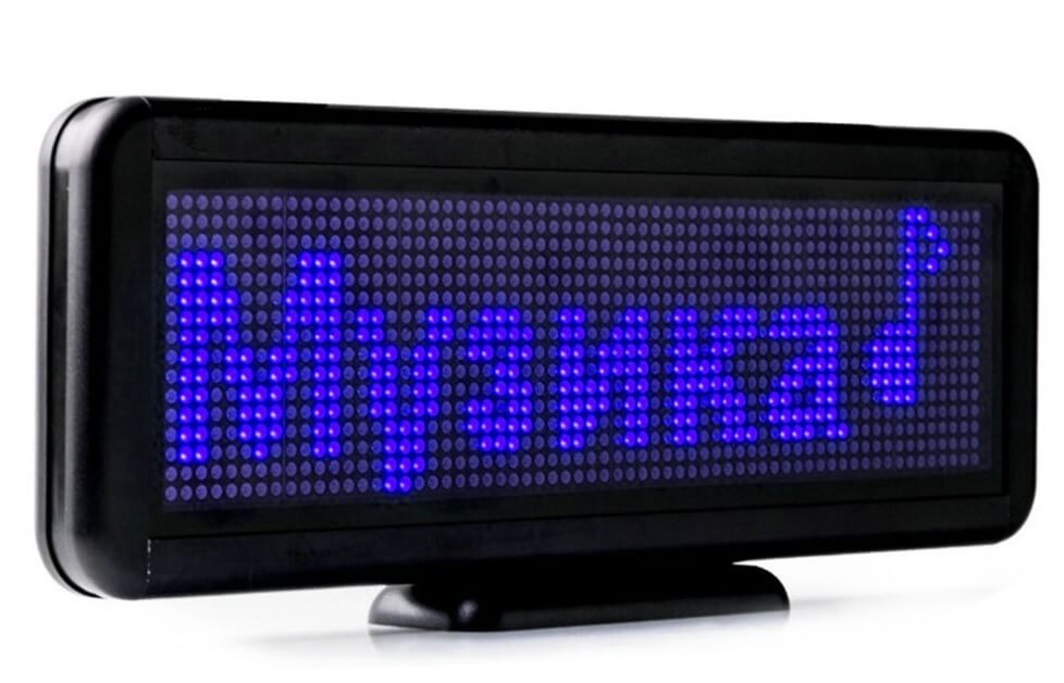 Zakelijk led-paneel blauw