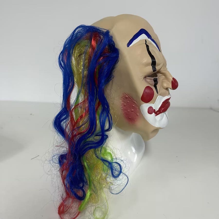 Gezichtsmasker voor volwassenen Enge horrorclown